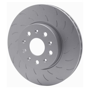 Cadillac CTS Brake Rotor (1) - Left Front - R1 Concepts - Slotted GeoSPEC Coated - `15-`19